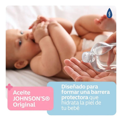 Aceite Johnsons® Baby Original 100ml X3