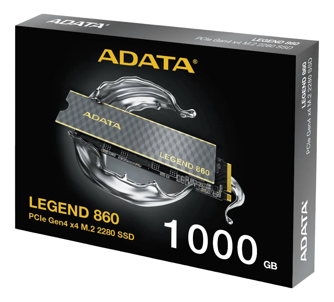 Disco Solido Adata Ssd 1tb Legend 860 Pcie Gen4 X4 M.2 2280 Gris