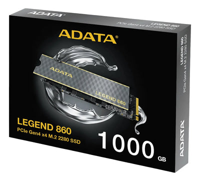 Disco Solido Adata Ssd 1tb Legend 860 Pcie Gen4 X4 M.2 2280 Gris