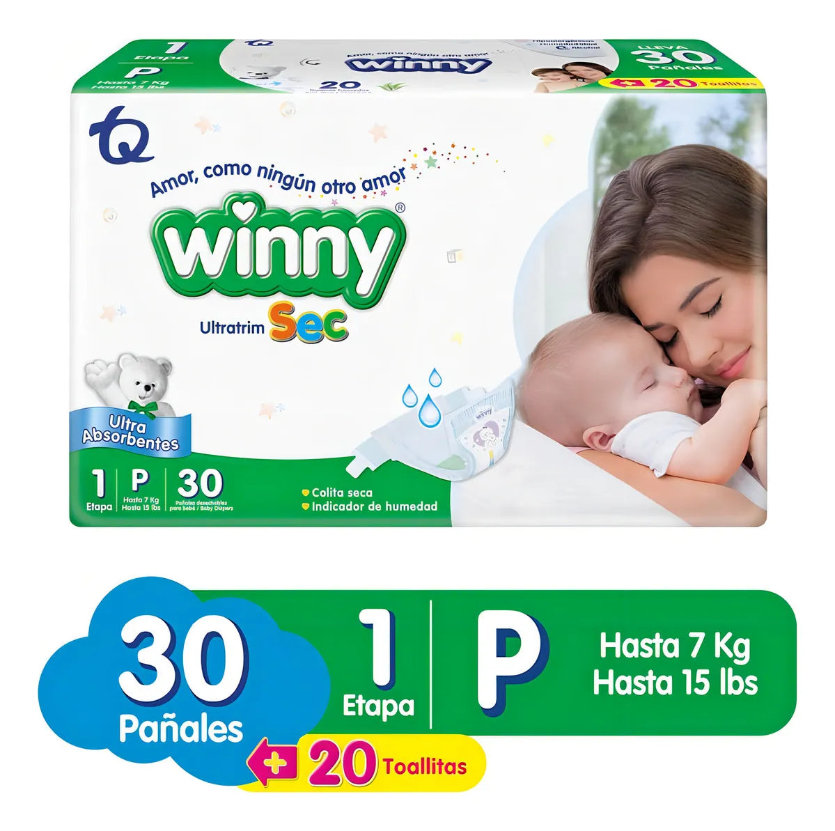 Pañales Winny P