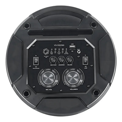 Parlante Profesional Torre De Sonido Bt Sonivox Vs-ss2590 Co Negro