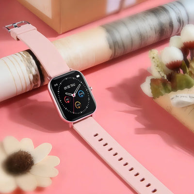 Smartband Colmi P Series P8 display de 1.69" con correa de silicona - color rose pink