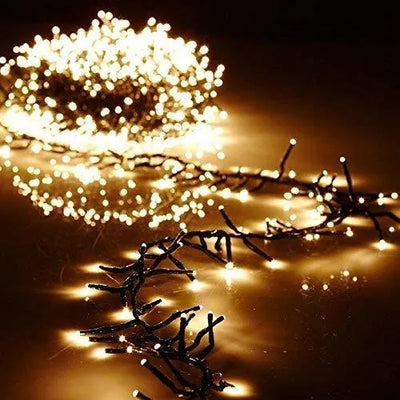 Cluster De Navidad Guirnalda De Luces Funciona Con Pilas 15