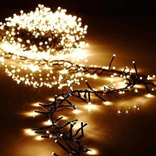 Cluster De Navidad Guirnalda De Luces Funciona Con Pilas 15