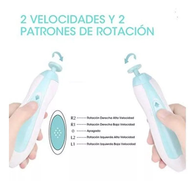 Lima Pulidora+estuche Eléctrica bebe