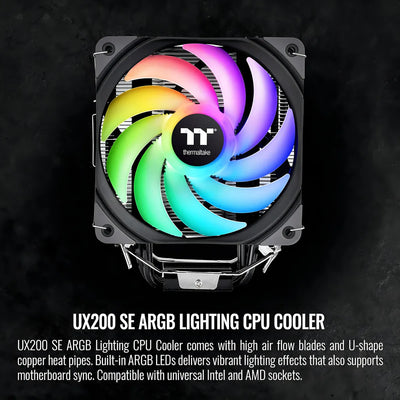 Cooler Thermaltake Ux200 Se Argb 120mm Para Cpu