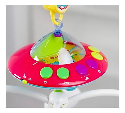 Movil Musical Cuna Para Bebe Proyector Y Control Remoto