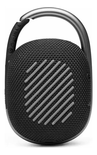 Parlante JBL Clip 4 portátil con bluetooth waterproof negra