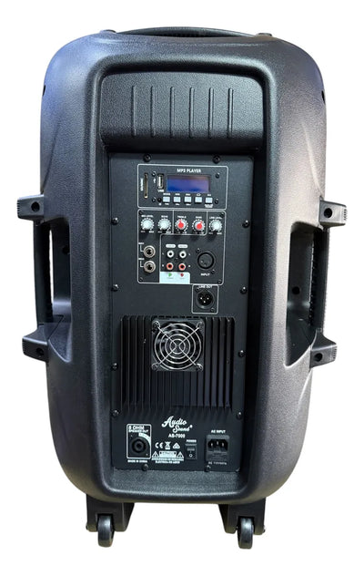 Cabina Activa Audio Sound 15 Pulgadas 7000 700w Bluetooth Negro