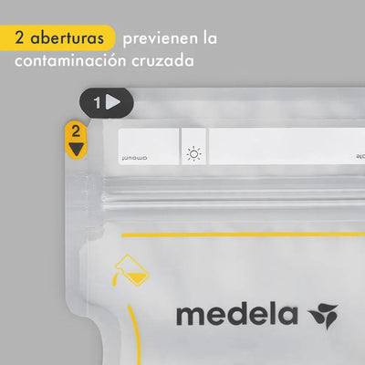 Medela Bolsas Leche Materna Easy Pour 100 Unidades