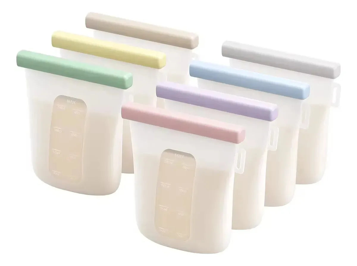 Bolsas Recolectoras Leche Materna Silicona 5 Unidades