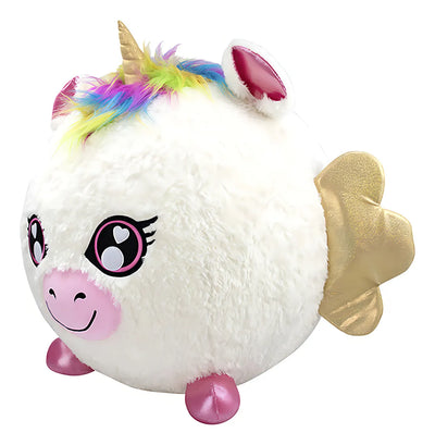 Peluche Inflable Biggies Unicornio Color Blanco