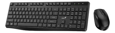 Combo Teclado + Mouse Inalambrico Genius Km-8206s Negro