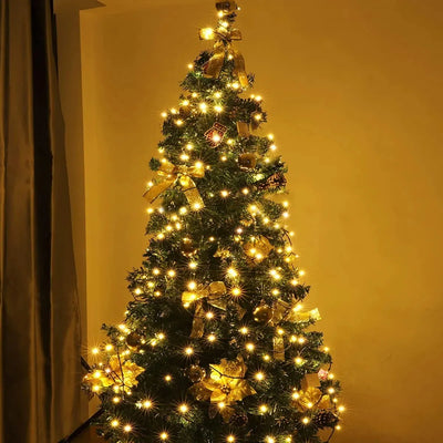 Instalación 200 Led Luz Calida Decoración Navideña Bombillos Cálido