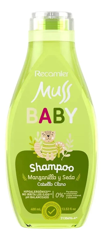 Champú Para Bebés Muss Baby Manzanilla Cabello Claro 400ml