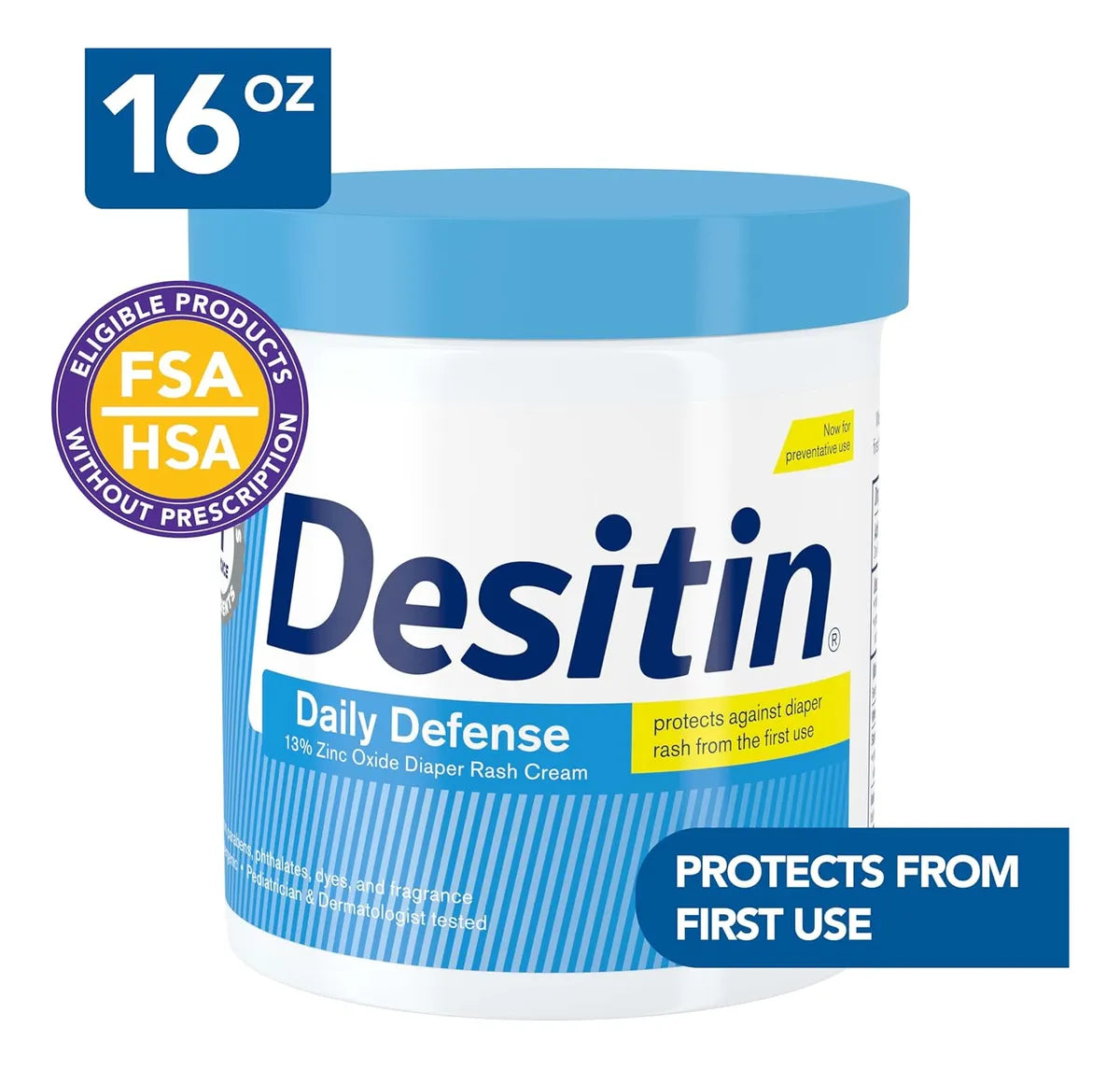 Crema Desitin Bebes Alivio Rapido De La Irritacion 454 Gr