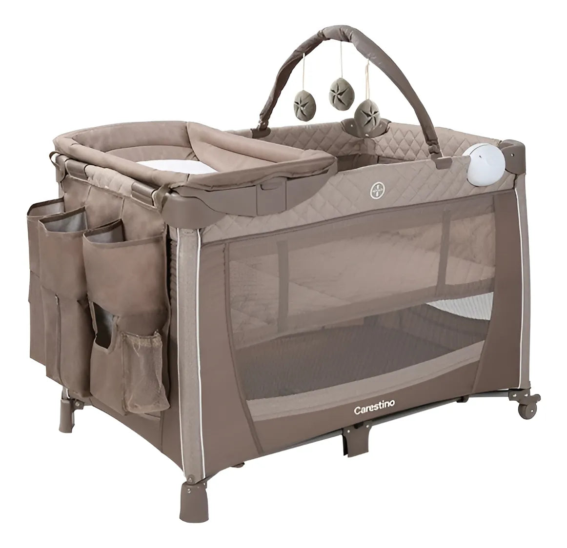 Carestino Genova practicuna completa + bolso color beige
