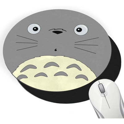 Pad Mouse Sublimado Mi Vecino Totoro Negro