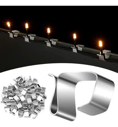 Ganchos De Canalones De Luces Navideñas Ganchos De Tec...