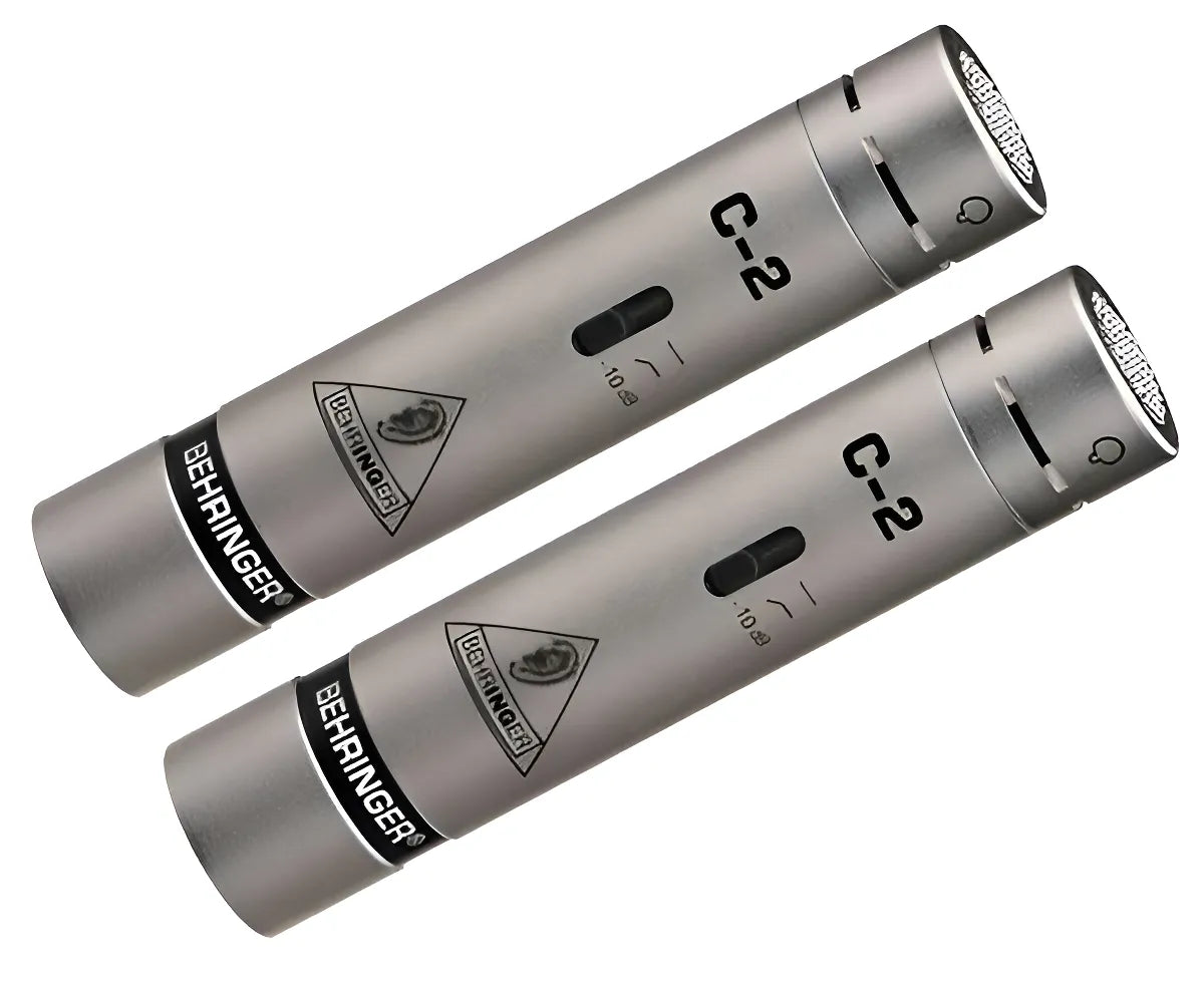 Micrófonos Behringer C-2 Condensador Cardioide color plateadoS