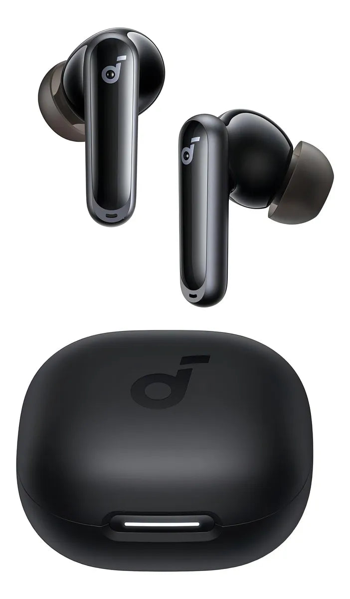 Audífonos soundcore P40i Inalámbricos Cancelación de Ruido Bajos Profundos 60 Horas de Reproducción Estuche 2-en-1 IPX5 Llamadas Inalámbricos Color Negro