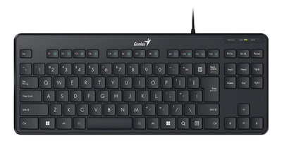 Teclado Compacto Usb Genius Luxemate 110 Español Color Del Teclado Negro