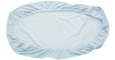 Sábana Ajustable Para Moisés Orgánica Kushies, Azul Claro