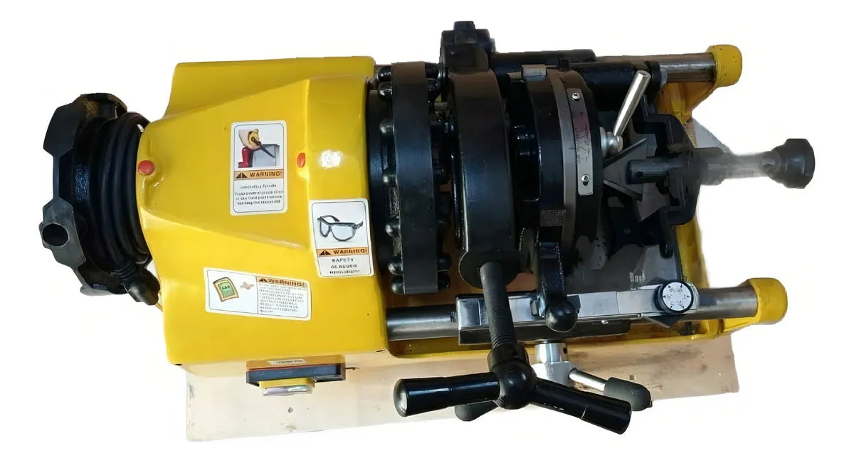 Roscadora De Tuberias De 1/2 A 2 Pulgadas Uyustools Color Amarillo Frecuencia 60hz