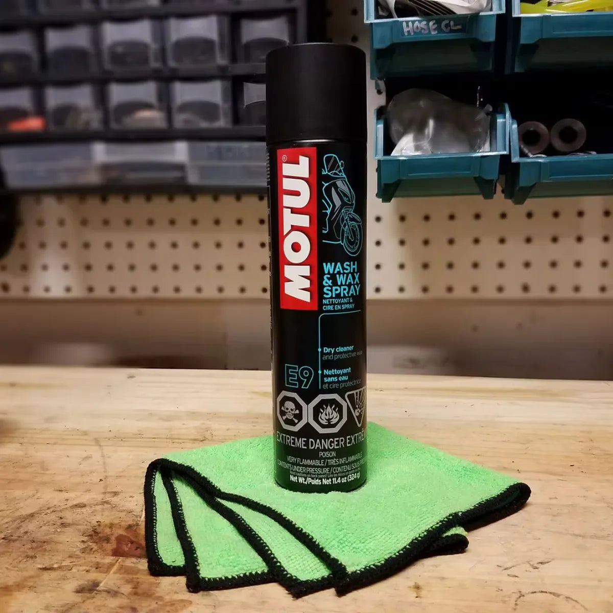 Lavado En Seco Motul E9 Wash & Wax Limpiador Original