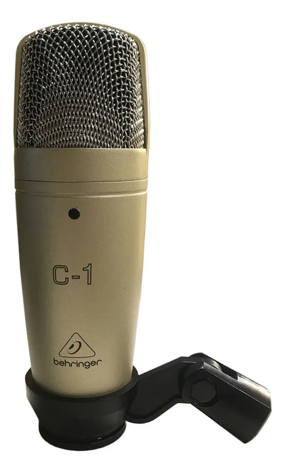 Micrófono Behringer C1 Condensador Cardioide Color Dorado