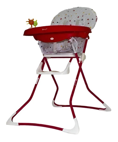 Comedor Y Silla De Niño Badala Ebaby Color Rojo
