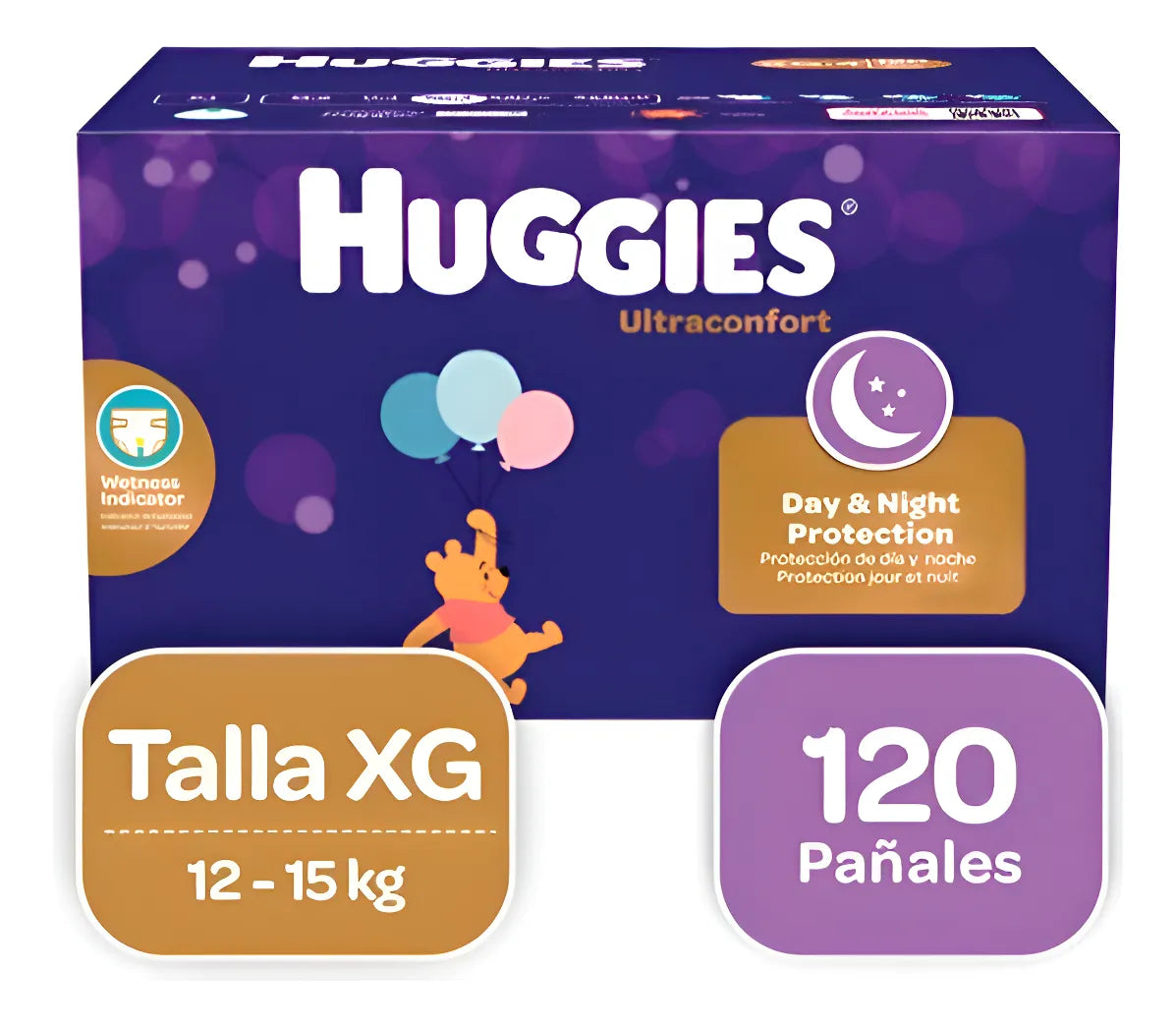 Huggies Etapa 4 X 120 Und Talla 4 Xg Sin Género