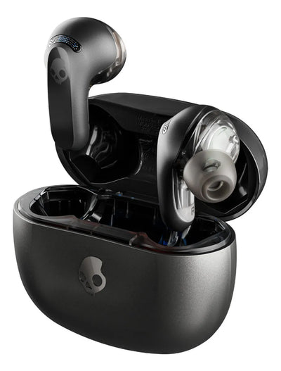 Audifono Skullcandy Rail Anc True Black True Wireless Color Negro Luz Negro