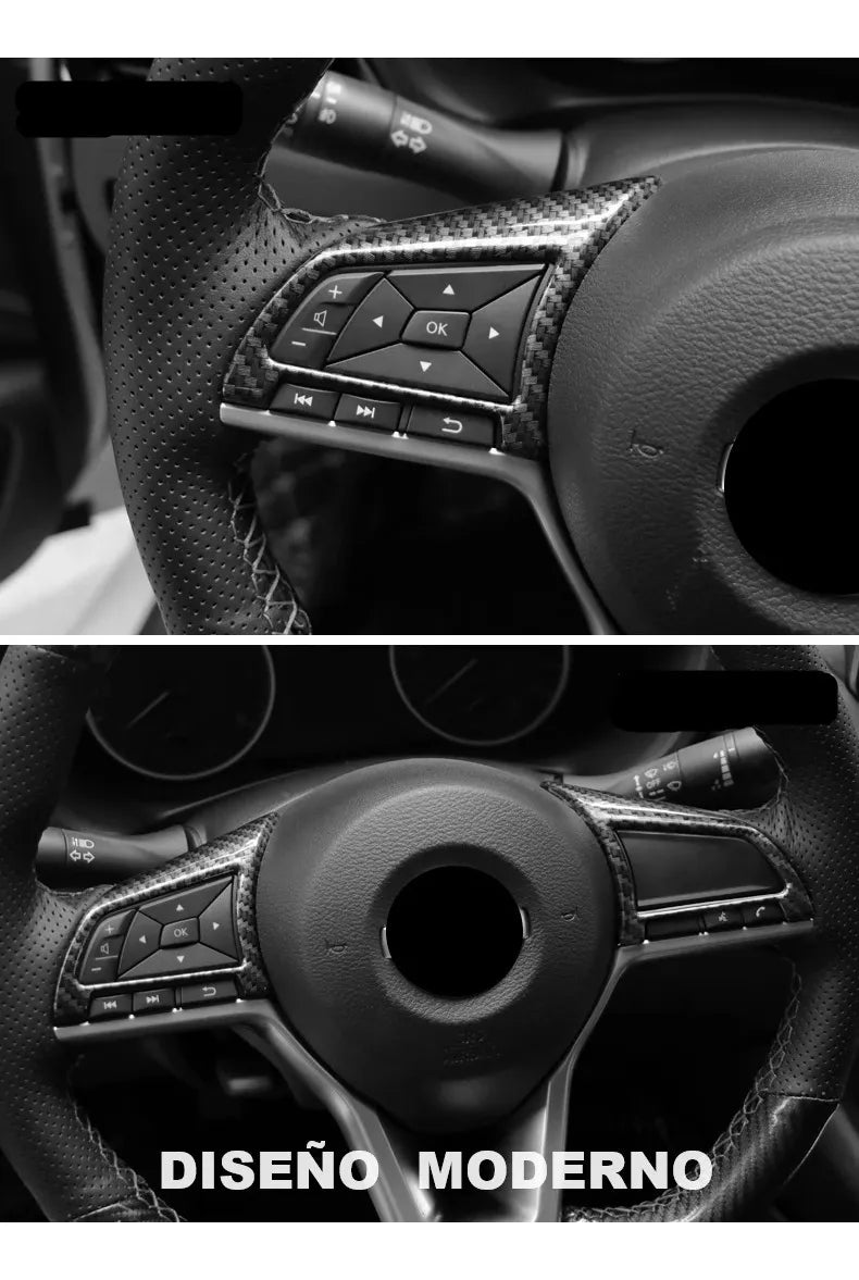 Accesorios Nissan Kicks Sentra Versa Cubierta Timon Fibra C.