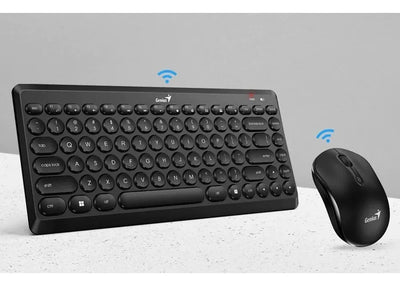 Teclado + Mouse Wireless Genius Luxemate Q8000 Reducido