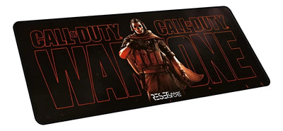 Pad Mouse Gaming Xxl Cod Warzone Extra Largo Speed 80x30cm Negro/naranja