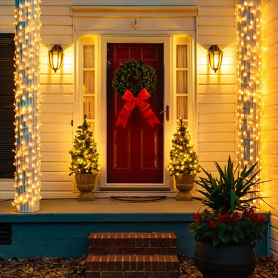Luces Navidad Decorativas Por 100 Mts Y 1000 Leds Navideñas Amarillo