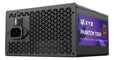 Fuente Poder Xyz Phantom 700w Argb 80+ Bronze Color Negro