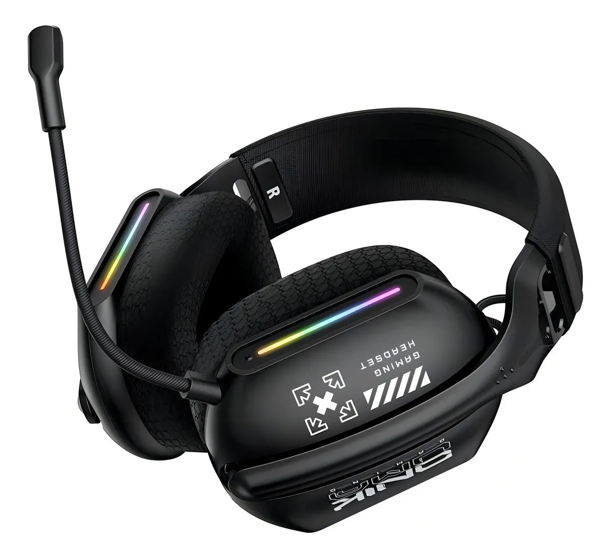 Audífonos Gamer Onikuma Gt808 Tri-mode Compatible Ps5 Color Negro