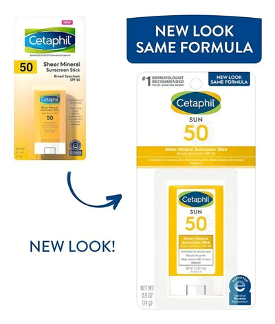 Protector Solar Cetaphil Sheer Mineral Sunscreen Stick Spf50