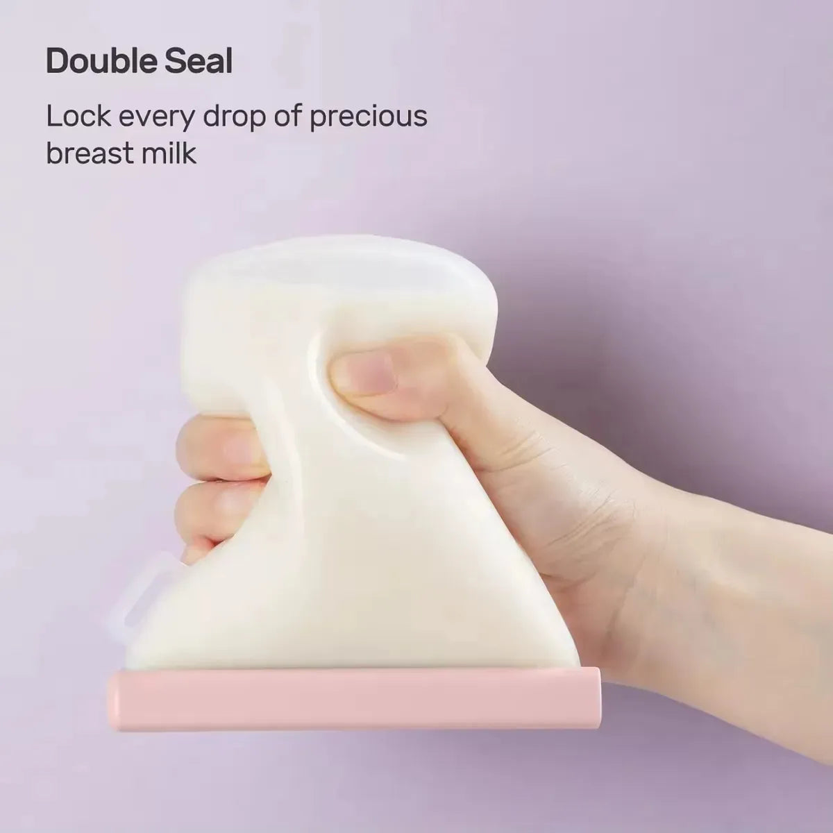 5 Bolsas De Almacenamiento De Leche Materna En Silicona