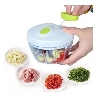 Picador Todo Triturador De Verduras Comida Speedy Chopper Verde Claro