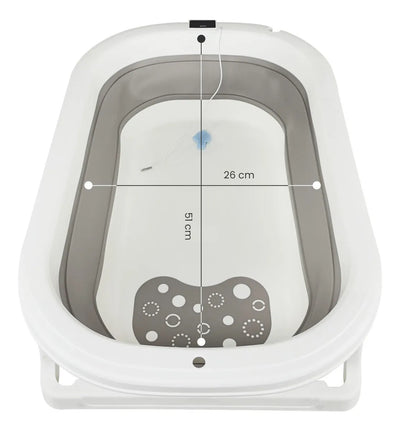 Bañera Bebe Plegable Splash Priori Color Gris