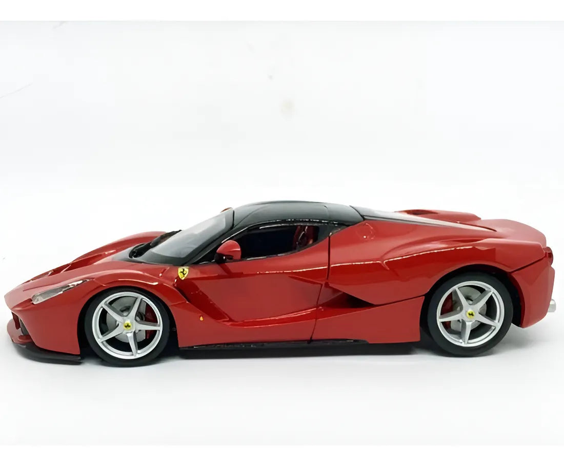 Auto a escala Bburago LaFerrari color rojo