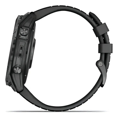 Reloj: Garmin Fenix 7x Pro Saphire Solar Titanium de 51 mm, color de la carcasa: negro, color del bisel: carbono