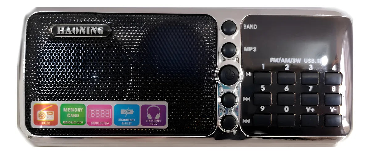 Radio Parlante Fm Am Digital Portatil Bolsillo Recargable