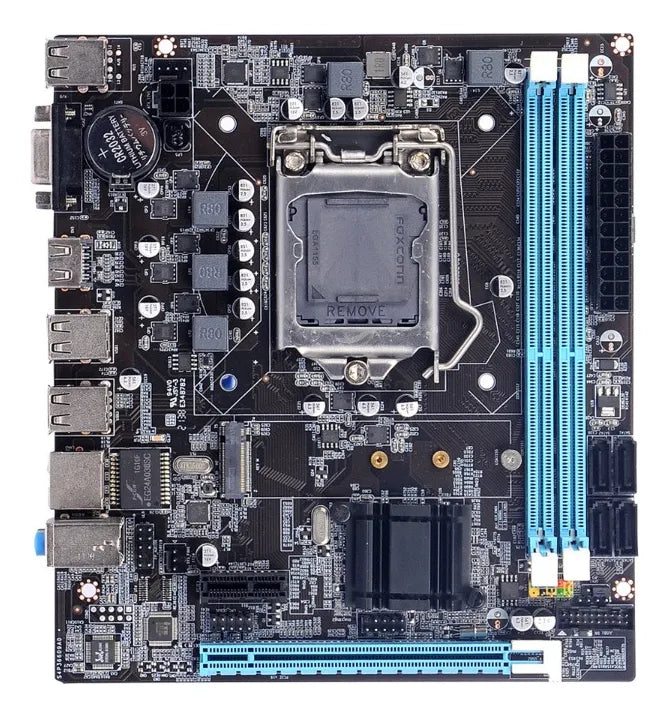 Board H61 Socket 1155 6 Usb Hdmi Puerto Nvm Nueva Negro