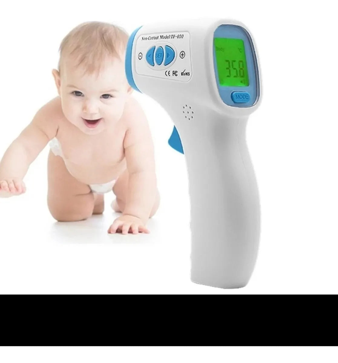 Termometro Bebes Infrarrojo Digital