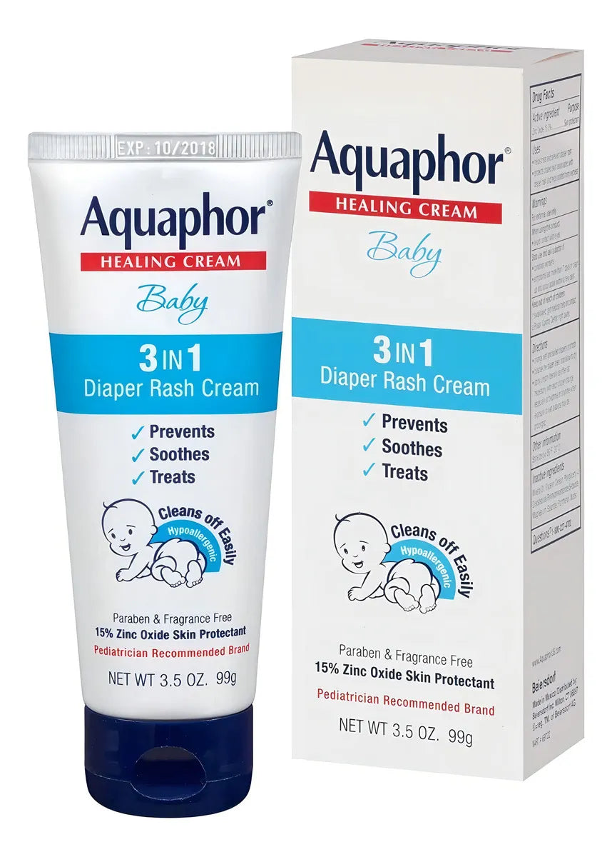 Crema Antipañalitis Aquaphor 3 En 1 Bebe 3.5 Oz Ya