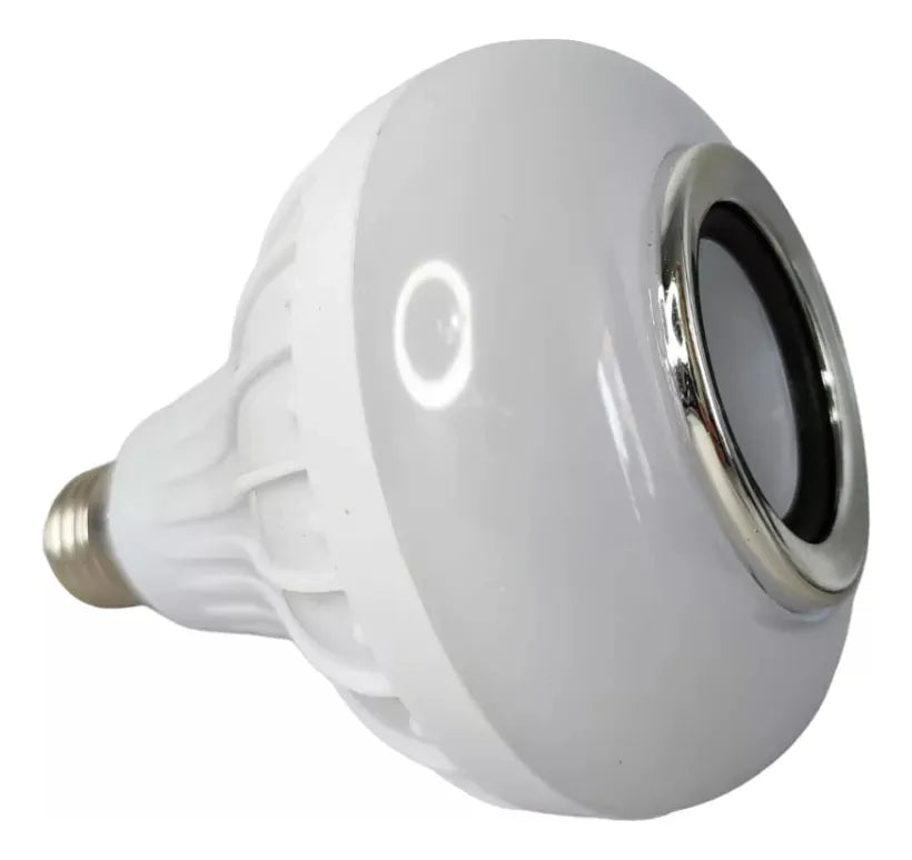 Foco Bombillo Luz Rgb Multicolor Música Parlante Altavoz Diseño